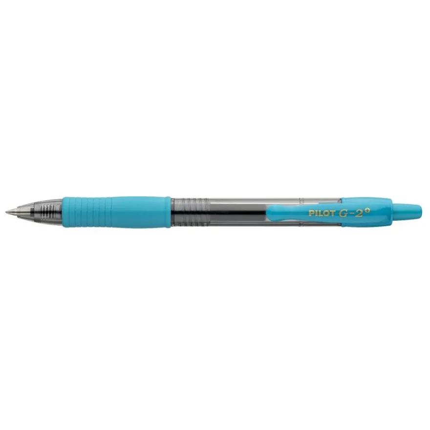 Pilot G-2 - Roller encre gel rétractable - 0,7 mm - turquoise
