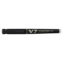 Pilot Hi-Tecpoint V7 - Roller rechargeable - 0,7 mm - noir