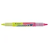Pilot Spotliter - Surligneur double pointe biseautée - jaune et rose
