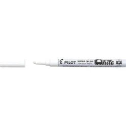 Pilot Super Color - Marqueur permanent - pointe fine - blanc