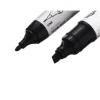 Pilot TWIN JUMBO - Marqueur permanent - double pointe biseau large et ogive - noir