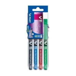 Pilot V5 - 4 Rollers - couleurs assorties
