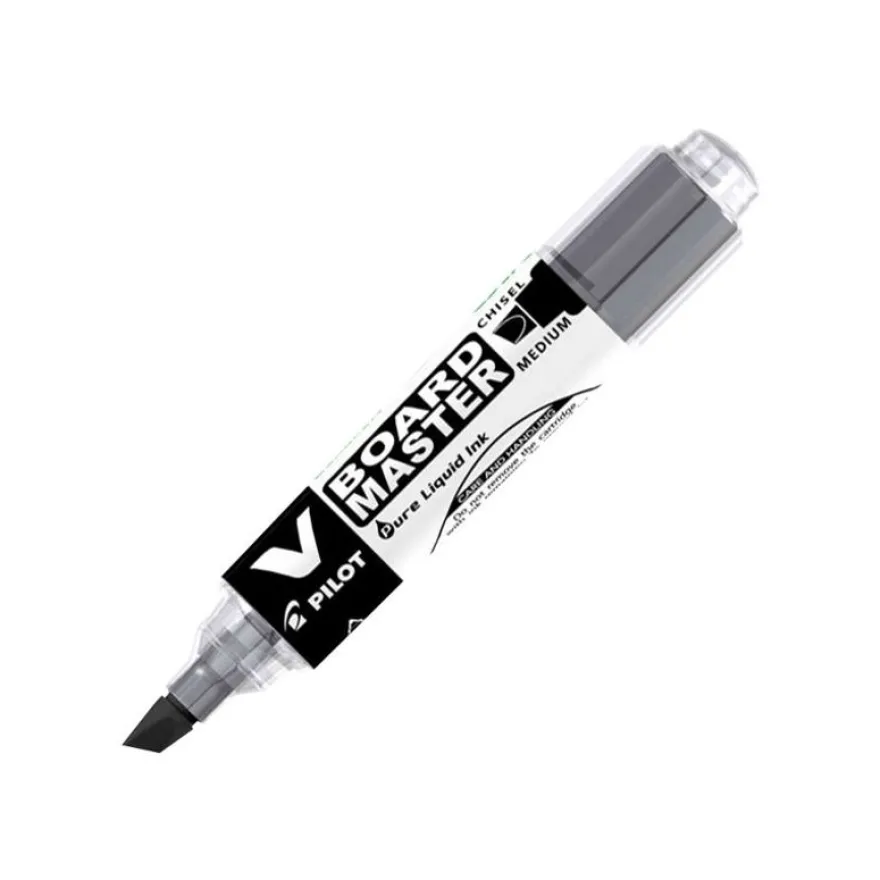 Pilot V BOARD MASTER - Marqueur effaçable - pointe biseau - noir