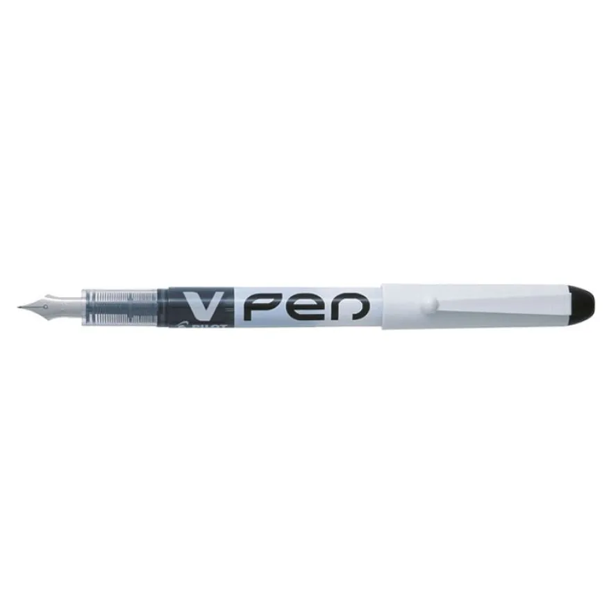 Pilot V Pen - Stylo plume - noir - 0,4 mm - pointe moyenne