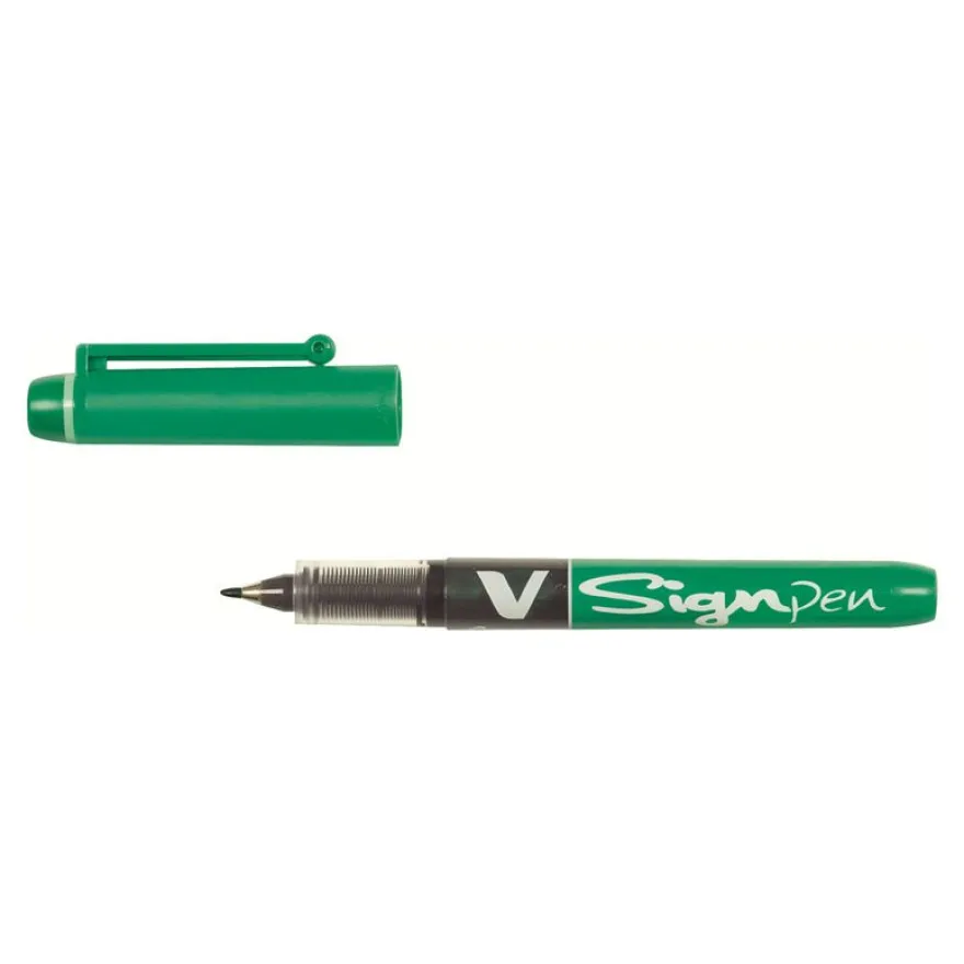 Pilot V Sign Pen - Feutre - pointe moyenne - vert