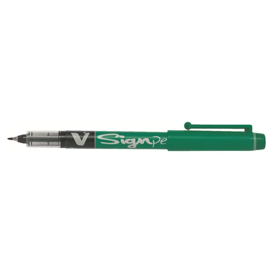 Pilot V Sign Pen - Feutre - pointe moyenne - vert