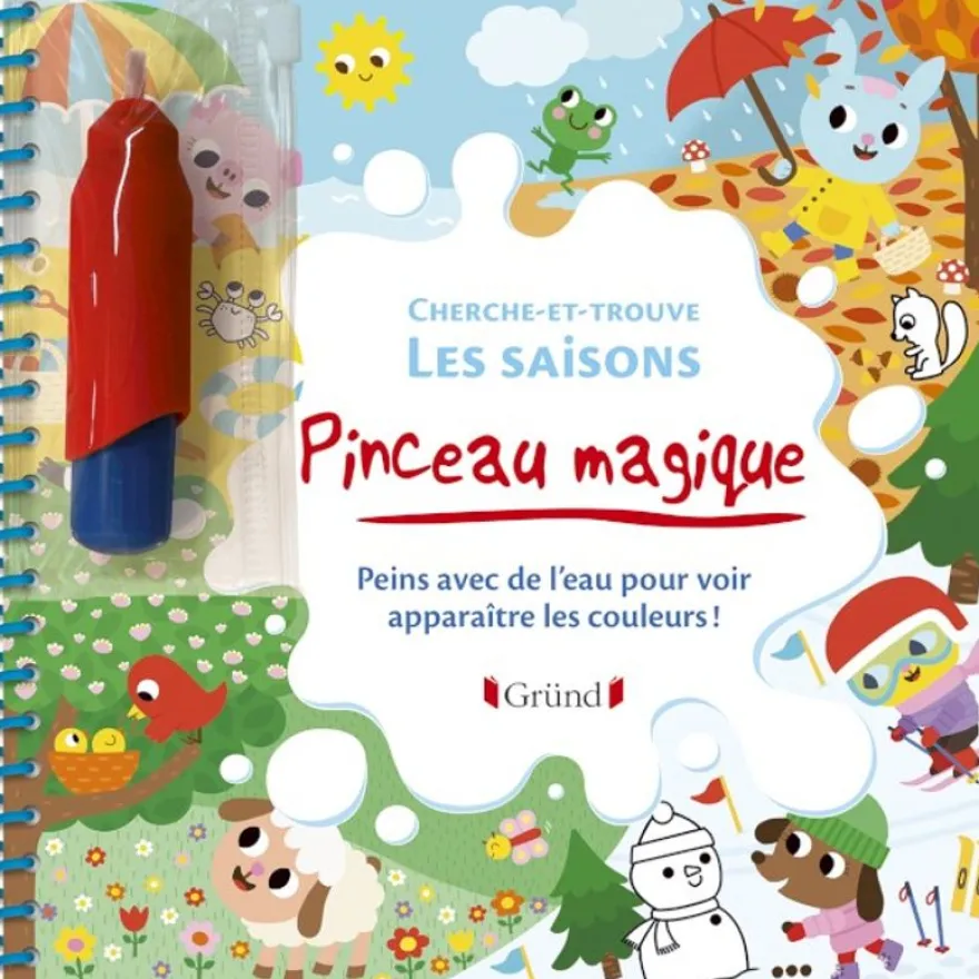 Pinceau magique - Cherche-et-trouve - Les saisons