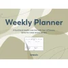 Planificateur semainier non daté – format 29,7 x 21 cm – NOUVEAU – Brepols