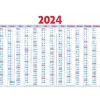 Planning Classique - 12 mois sur une face - 43 x 55 cm - Oberthur