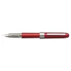 Platinum Plaisir - Stylo plume pointe moyenne - rouge