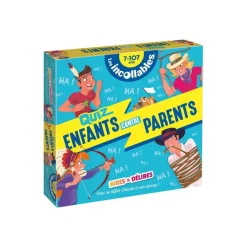 Play Bac - Les Unbeatables - Enfants contre Parents - Rires et Amusement - Boîte de Quiz - culture générale/quiz