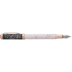 Plume ENZO VARINI "Celestial" coloris bleu & rose