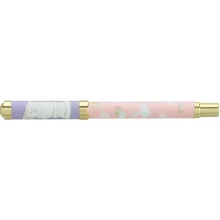 Plume ENZO VARINI "Palazzo Greek Têtes" coloris rose & violet
