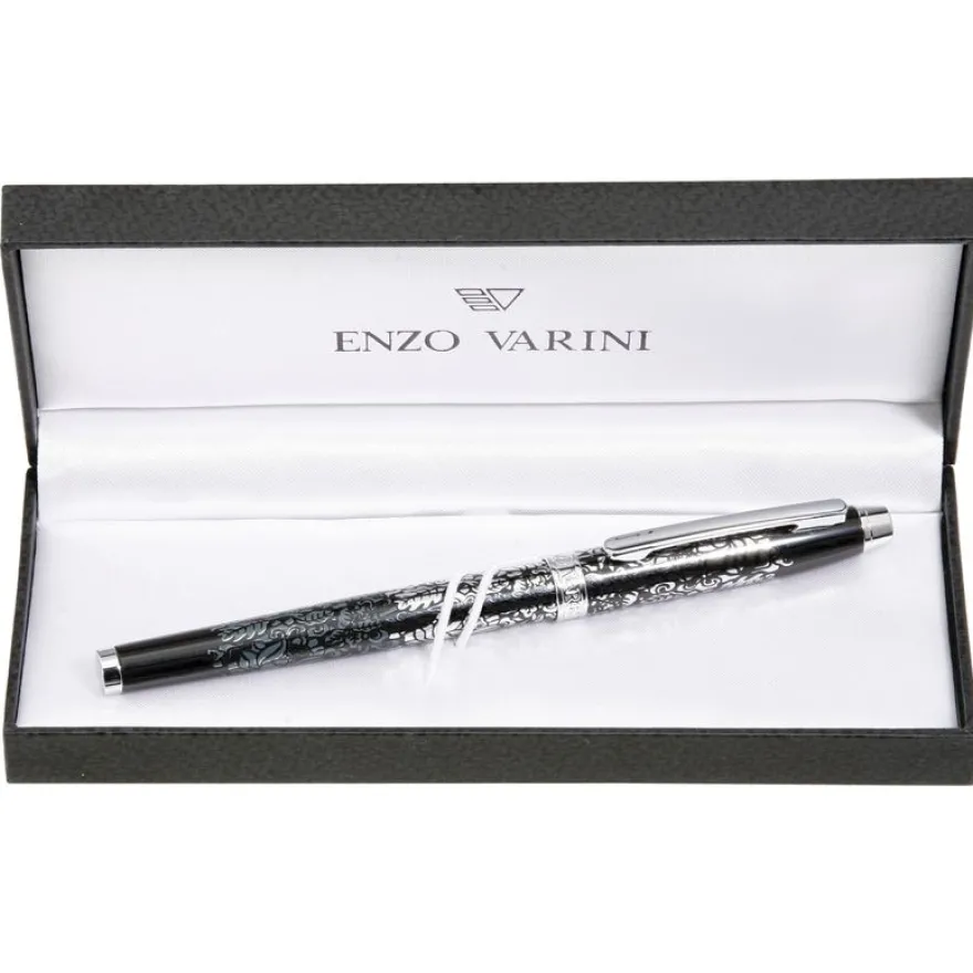 Plume ENZO VARINI "Palazzo Greek Colonnes" coloris rose & violet