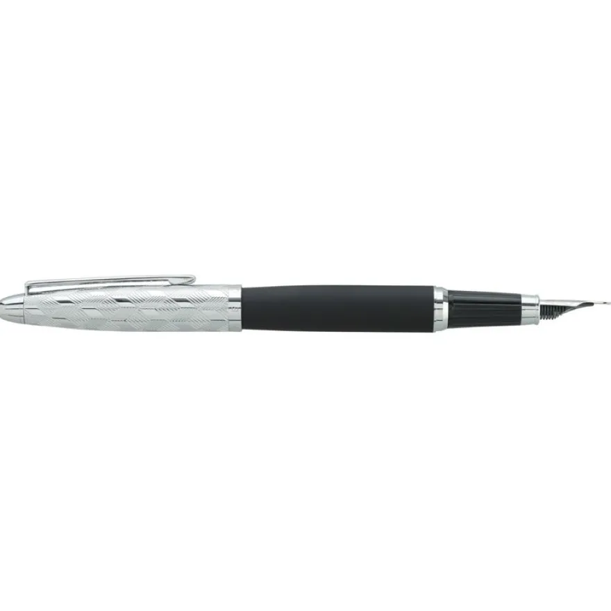 Plume HECHTER PARIS "Alliance Quadrillage" coloris noir