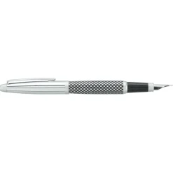 Plume HECHTER PARIS "Alliance Quadrillage" coloris silver