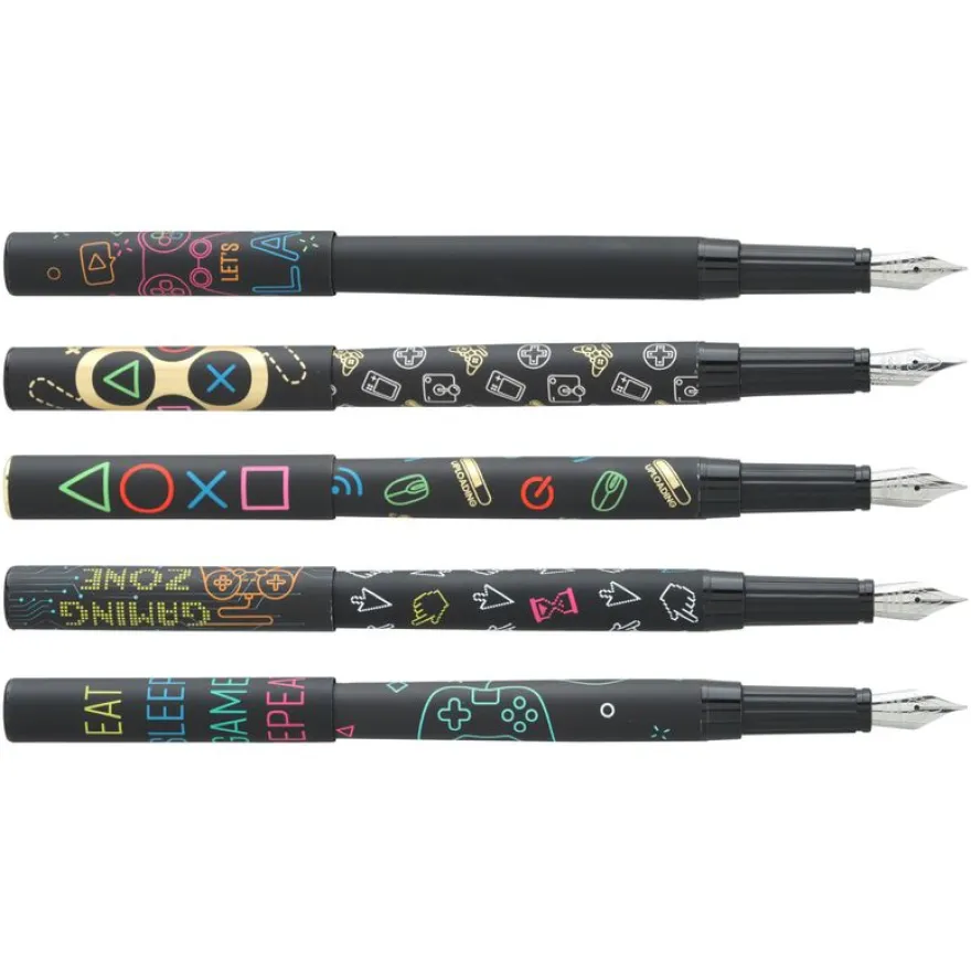 Plumink métal INK "Let's Play" 5 designs assortis