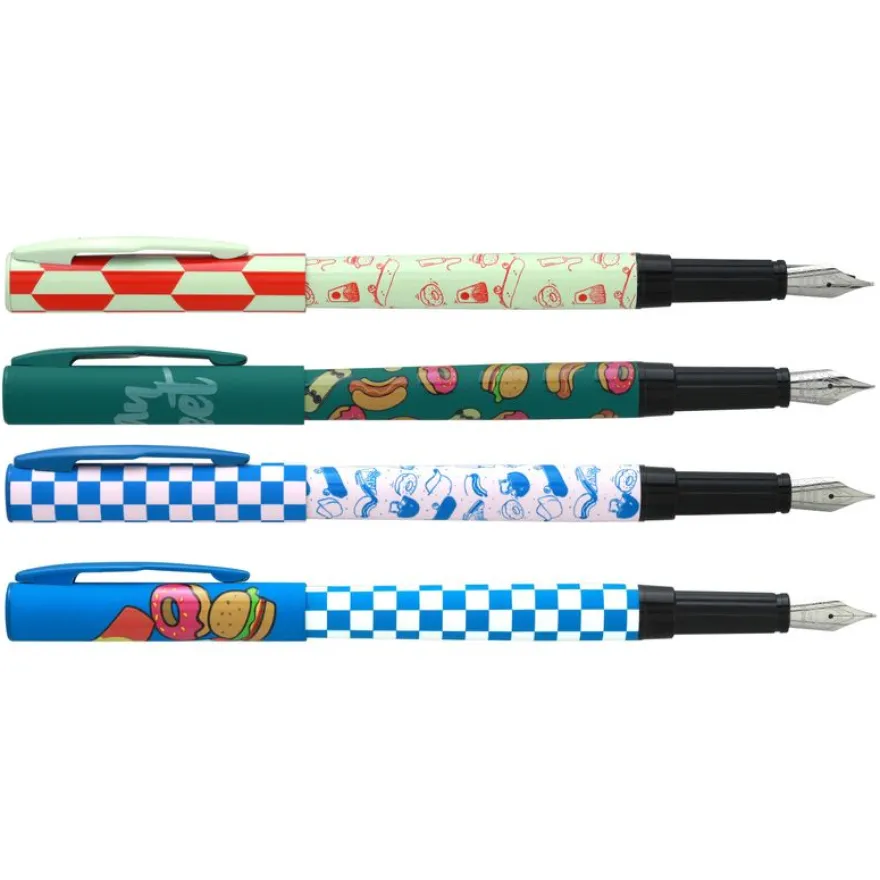 Plumink métal INK Urban Street 4 motifs assortis