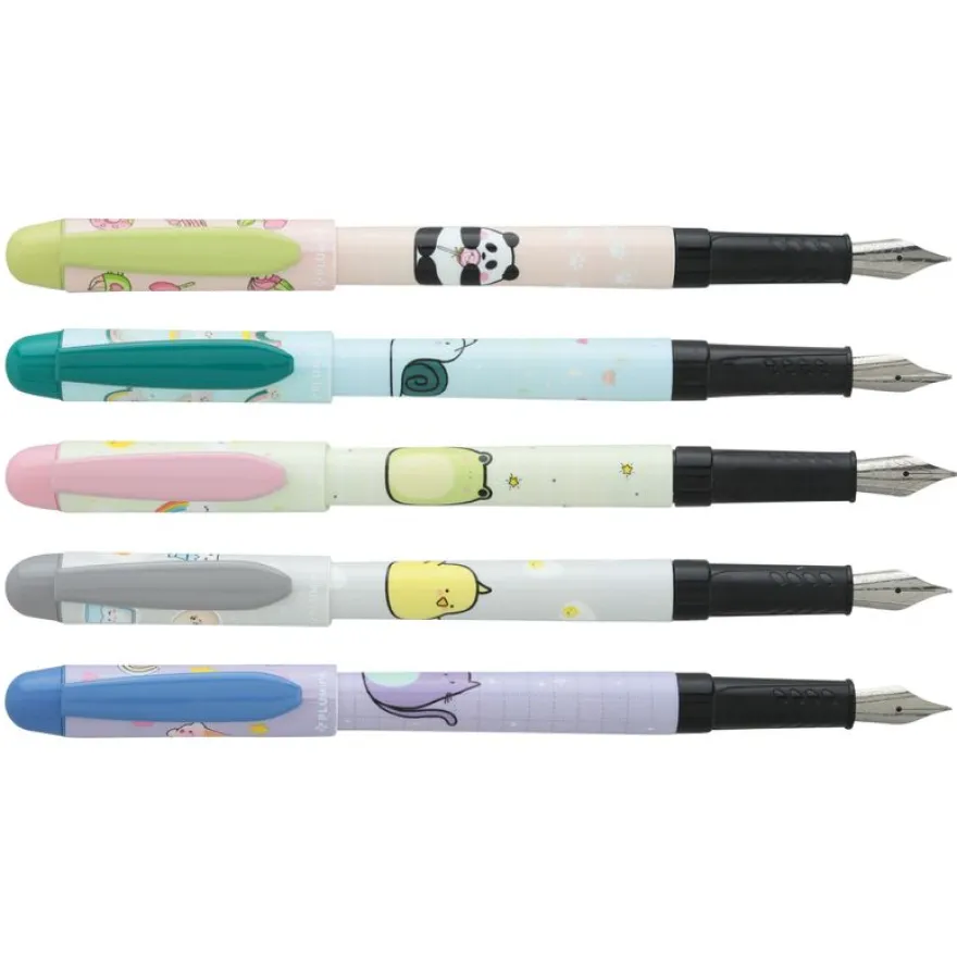 Plumink plastique INK "Kawaî" 5 designs assortis