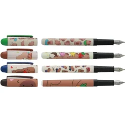 Plumink plastique INK Lazycapy 4 designs assortis