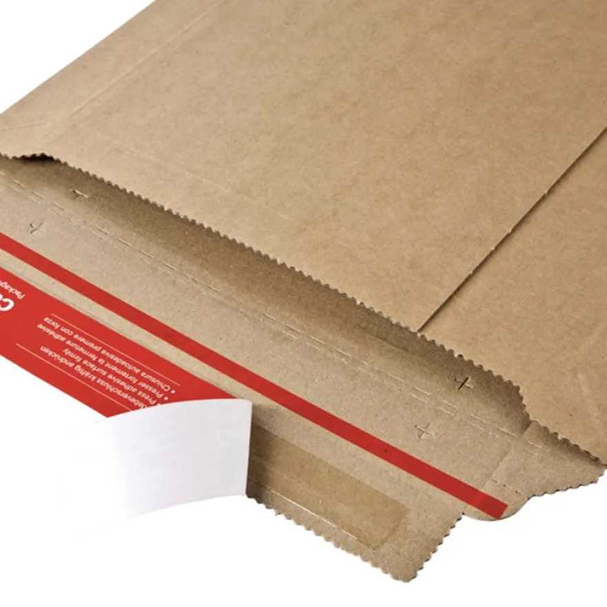 Pochette d'expédition adhésive - 21,5 cm x 30 cm - kraft - Logistipack