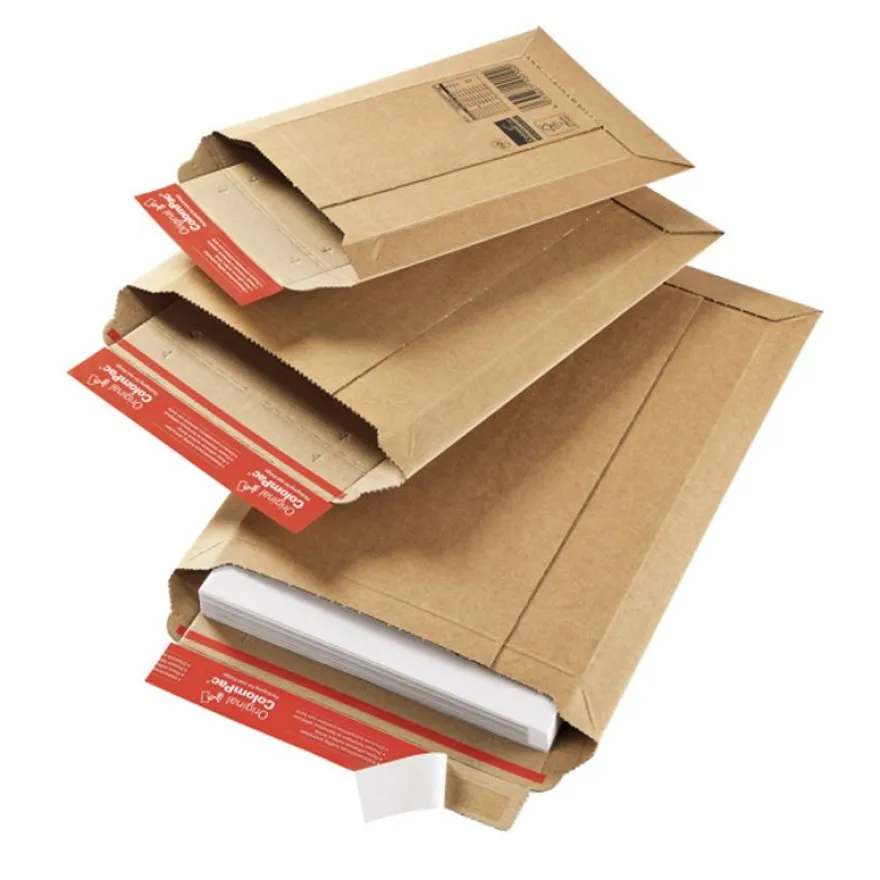 Pochette d'expédition adhésive - 21,5 cm x 30 cm - kraft - Logistipack