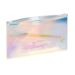 Pochette plate Iris - 1 compartiment - transparente - Exacompta