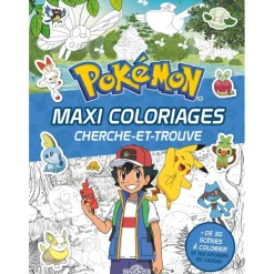 Pokemon Maxi Coloriages Cherche et Trouve