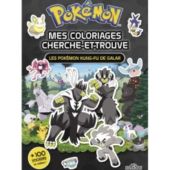 Pokemon Mes Coloriages Cherche et Trouve : Les Pokemon Kung Fu de Galar