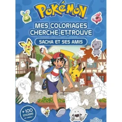 Pokemon Mes Coloriages Cherche et Trouve : Sacha et ses amis