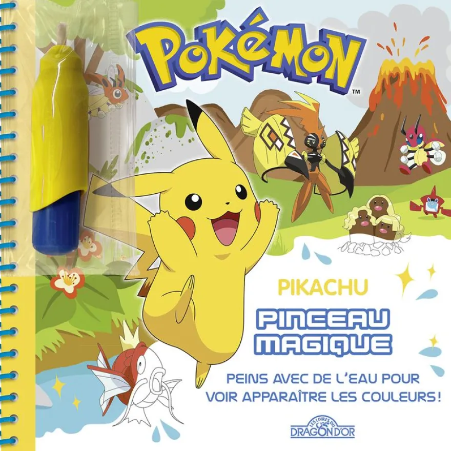 Pokémon - pinceau magique - pikachu