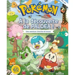 Pokémon Cherche-et-trouve À la découverte de Paldea Avec des stickers Dès 6 ans