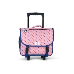 Pol Fox Factory - Cartable scolaire - 38 cm, réversible - Cœur
