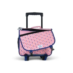 Pol Fox Factory - Cartable scolaire - 38 cm, réversible - Cœur