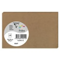 Pollen - 25 Cartes - 82 x 128 mm - 200 g/m² - kraft