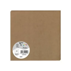 Pollen - 25 Cartes - 160 x 160 mm - 200g/m² - kraft