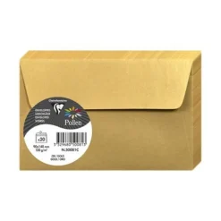Pollen - 20 enveloppes - 90 x 140 mm - 120g/m² - or
