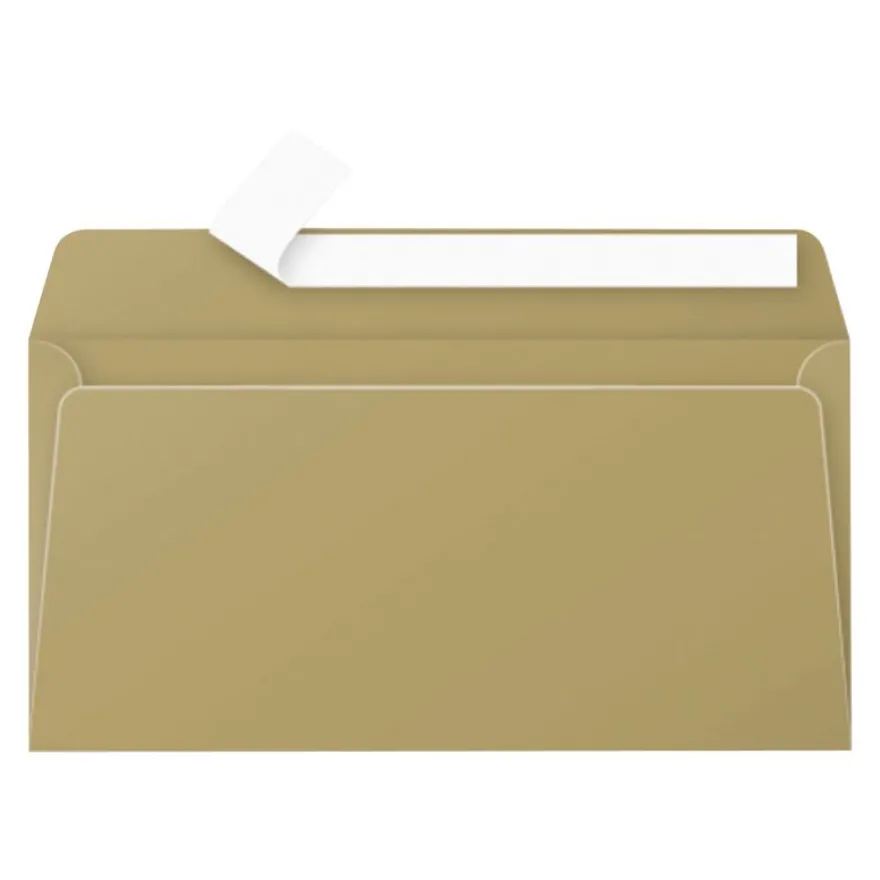 Pollen - 20 Enveloppes - 110 x 220 mm - 120 g/m² - or