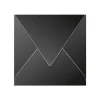Pollen - enveloppe - 165 x 165 mm - côté ouvert - noir - pack de 20
