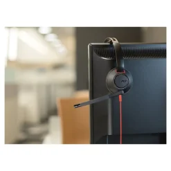 Poly Blackwire 5220 - Casque filaire avec micro - USB-C, jack 3,5mm - noir