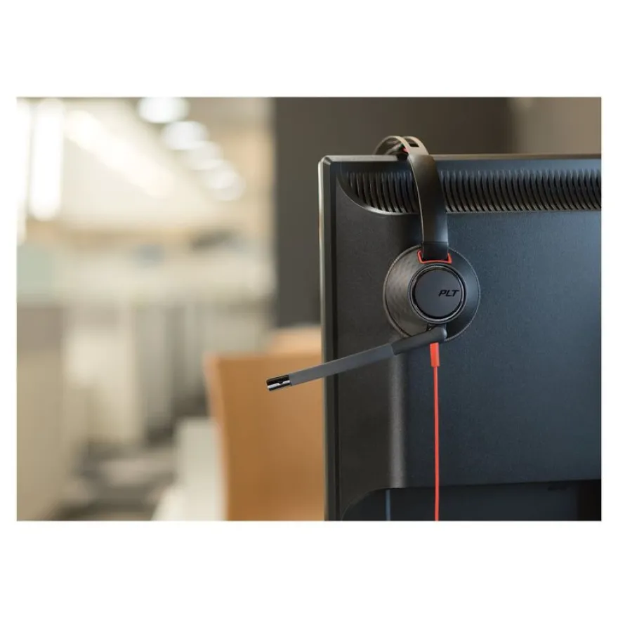 Poly Blackwire 5220 - Casque filaire avec micro - USB-C, jack 3,5mm - noir