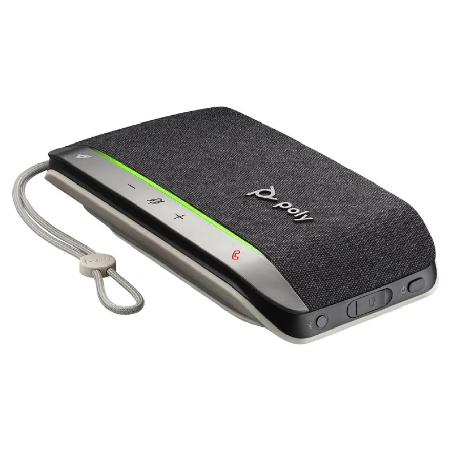 Poly Sync 20 - Haut-parleur intelligent - Bluetooth - filaire, sans fil - USB-C - noir - certifié Zoom
