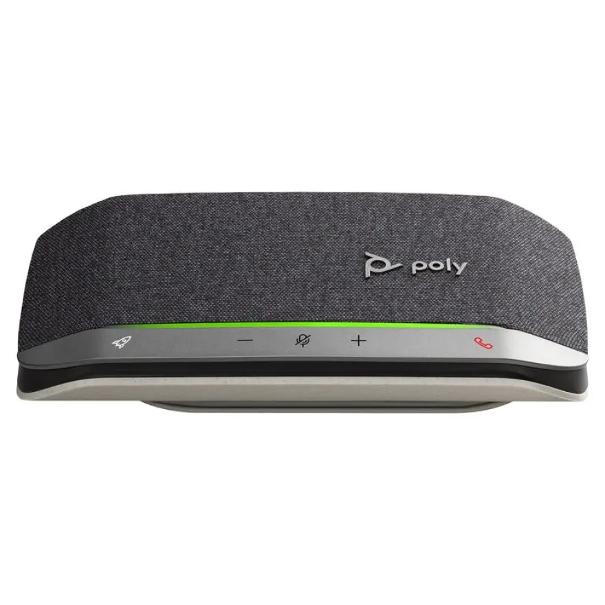 Poly Sync 20 - Haut-parleur intelligent - Bluetooth - filaire, sans fil - USB-C - noir - certifié Zoom