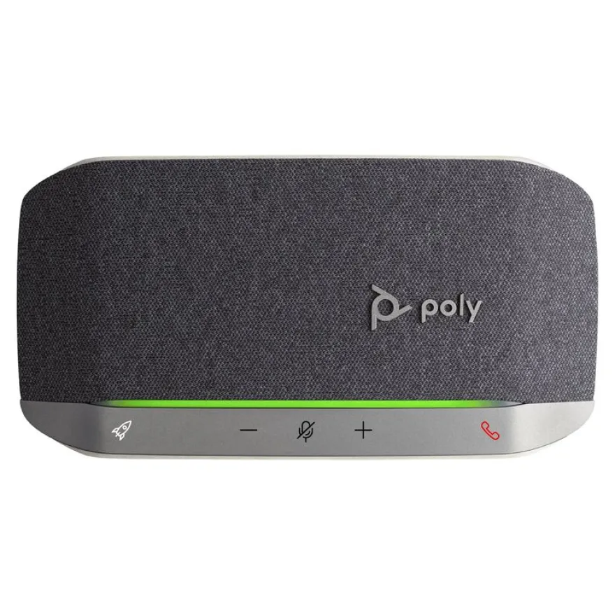 Poly Sync 20 - Haut-parleur intelligent - Bluetooth - filaire, sans fil - USB-C - noir - certifié Zoom