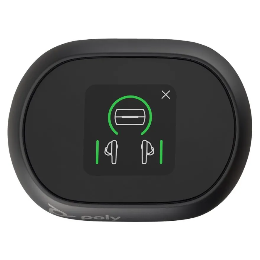 Poly Voyager Free 60+ - Écouteurs sans fil avec micro - Bluetooth - Suppresseur de bruit actif - noir