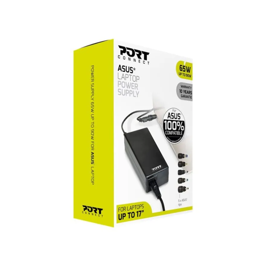 PORT - Chargeur secteur pour ordinateur portable ASUS - 65 Watt