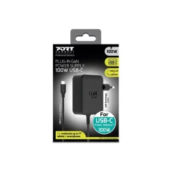 PORT Connect - Adaptateur secteur GaN II - 100 Watt - USB-C