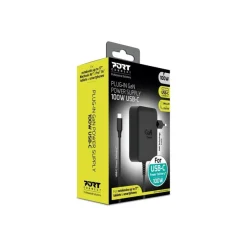 PORT Connect - Adaptateur secteur GaN II - 100 Watt - USB-C