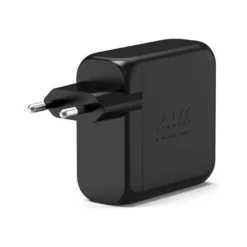 PORT Connect - Adaptateur secteur - GaN - 100 Watt - 3 connecteurs de sortie (USB, USB-C)