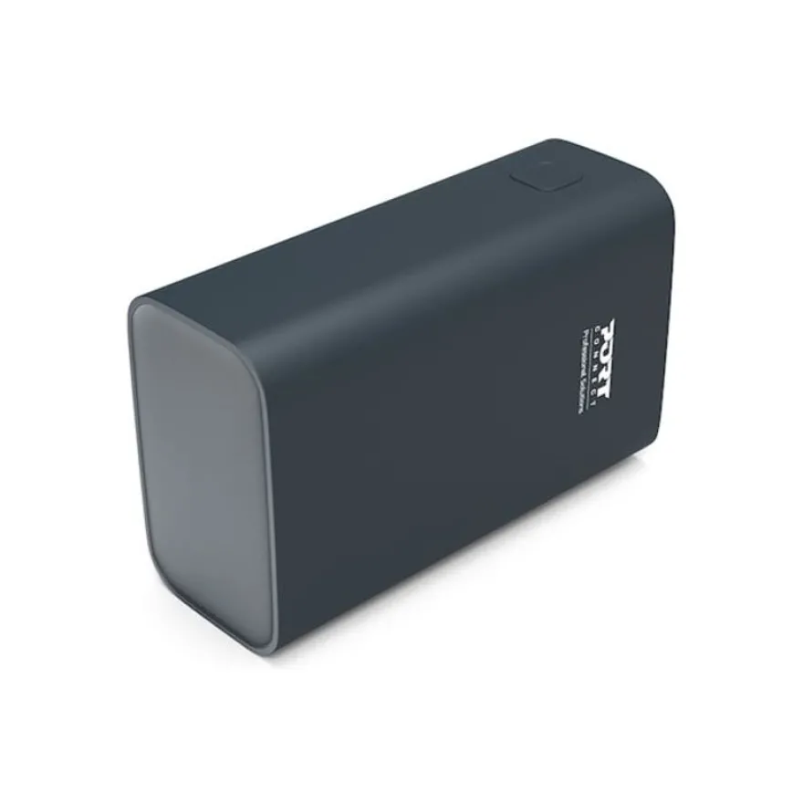 PORT Connect - Batterie de secours - 26800 mAh - 4 connecteurs de sortie (2 x USB-C, 2 x USB) - sur le câble : USB-A